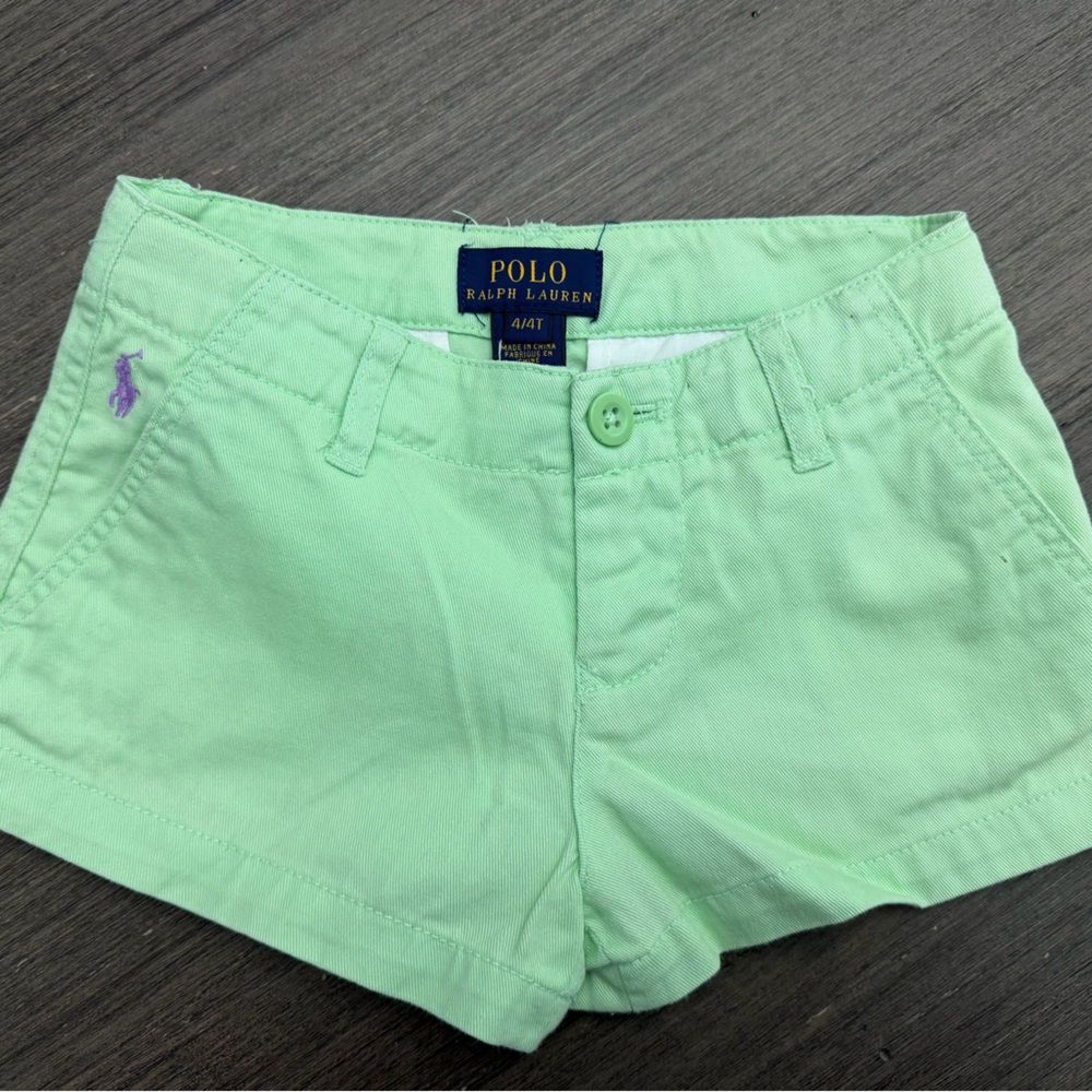 Polo by Ralph Lauren Light Green Kids Shorts